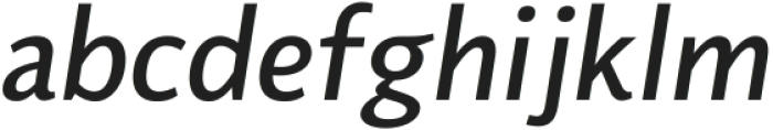 Flinders Medium Italic ttf (500) Font LOWERCASE