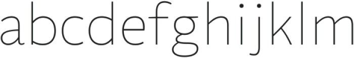 Flinders Thin ttf (100) Font LOWERCASE