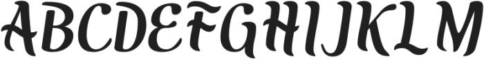 Flindrich Regular otf (400) Font UPPERCASE