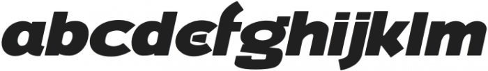Flintlock-FlatItalic otf (400) Font LOWERCASE
