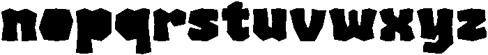 Flinto Cave Regular otf (400) Font LOWERCASE