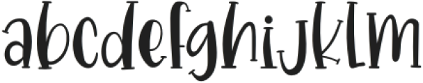 Flip Flops Regular otf (400) Font LOWERCASE