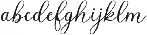 Flish otf (400) Font LOWERCASE