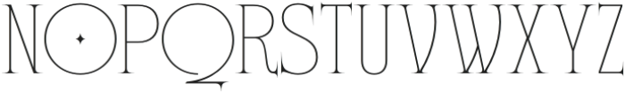 Float Serif Regular otf (400) Font UPPERCASE