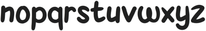 Floomie Regular otf (400) Font LOWERCASE