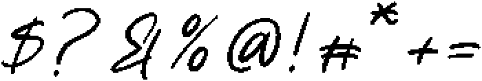 Floral Buttercup otf (400) Font OTHER CHARS