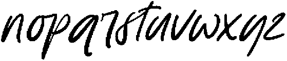 Floral Buttercup otf (400) Font LOWERCASE