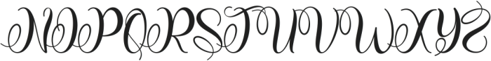 Floral Cute Monogram ttf (400) Font UPPERCASE