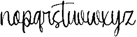 Floral Poise otf (400) Font LOWERCASE