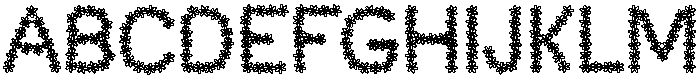 Floral Regular otf (400) Font UPPERCASE
