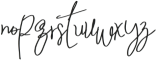Florastina Signature Regular otf (400) Font LOWERCASE