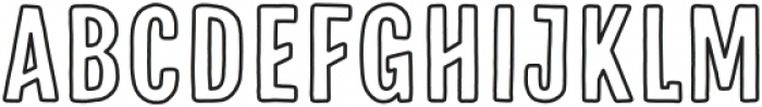 Floravian Outline otf (400) Font LOWERCASE