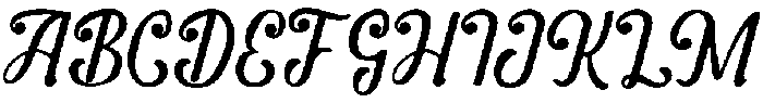 Floravine Romantic otf (400) Font UPPERCASE