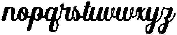 Floravine Romantic otf (400) Font LOWERCASE