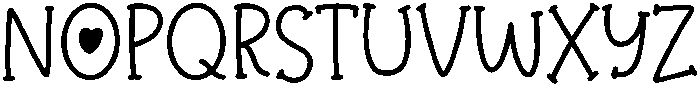 Florence Regular otf (400) Font UPPERCASE