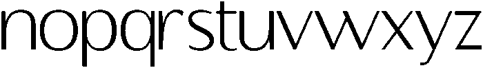 Florence-Regular otf (400) Font LOWERCASE