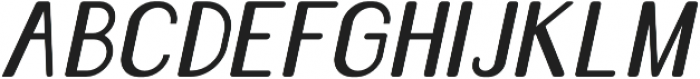Florence Semi Bold Italic rounded otf (600) Font UPPERCASE