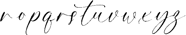 Florence otf (400) Font LOWERCASE