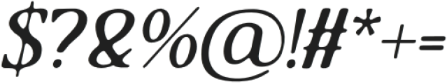 Florencia Italic otf (400) Font OTHER CHARS