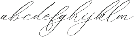 Florens Script Italic otf (400) Font LOWERCASE