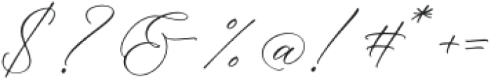 Florens Script otf (400) Font OTHER CHARS