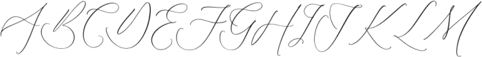 Florens Script otf (400) Font UPPERCASE