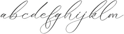 Florens Script otf (400) Font LOWERCASE