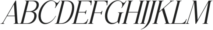 Florens Serif Italic otf (400) Font UPPERCASE