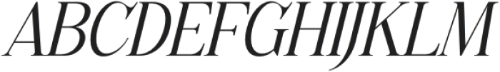 Florens Serif Italic otf (400) Font LOWERCASE