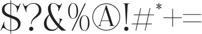 Florens Serif otf (400) Font OTHER CHARS