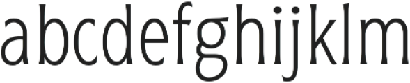 Florent Light Condensed otf (300) Font LOWERCASE