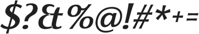 Florentia Medium Italic otf (500) Font OTHER CHARS