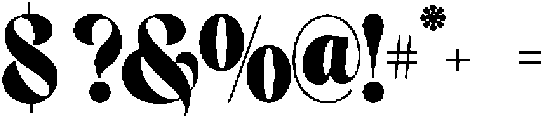 Flores otf (400) Font OTHER CHARS