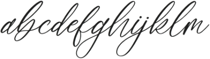 Floresta Castello Italic otf (400) Font LOWERCASE