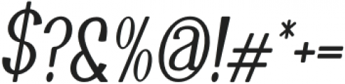 Floreste Italic otf (400) Font OTHER CHARS