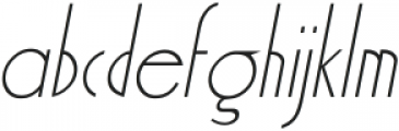 Florestine Italic otf (400) Font LOWERCASE