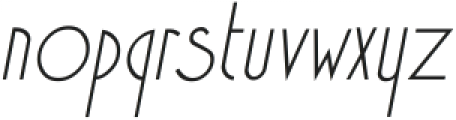 Florestine Italic otf (400) Font LOWERCASE