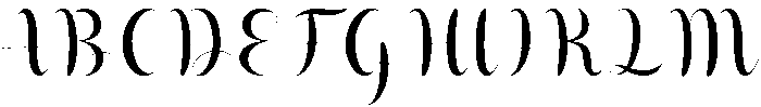 Florida Regular otf (400) Font UPPERCASE