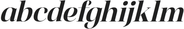 Florilst Realik Italic otf (400) Font LOWERCASE