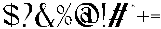 Florine Regular otf (400) Font OTHER CHARS