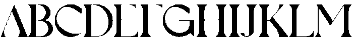 Florine Regular otf (400) Font UPPERCASE