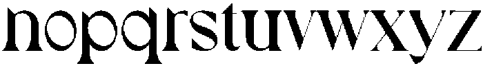 Florine Regular otf (400) Font LOWERCASE