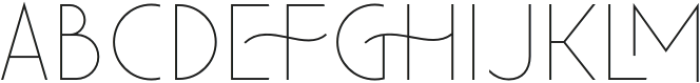 Florisha Light otf (300) Font UPPERCASE