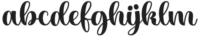 Flory Robert Regular otf (400) Font LOWERCASE