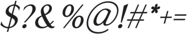 Floukista Light Italic otf (300) Font OTHER CHARS