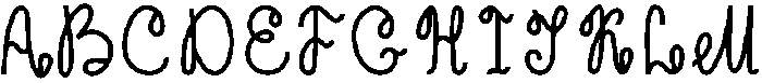 Flourish Bold otf (700) Font UPPERCASE