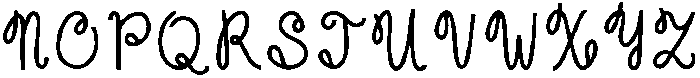 Flourish Bold otf (700) Font UPPERCASE