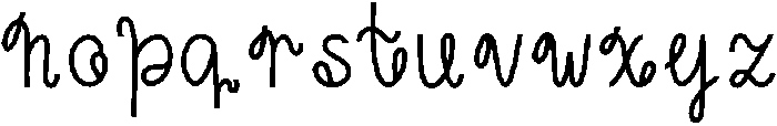 Flourish Bold otf (700) Font LOWERCASE