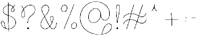Flourish Light otf (300) Font OTHER CHARS