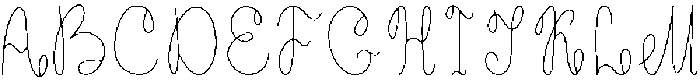 Flourish Light otf (300) Font UPPERCASE